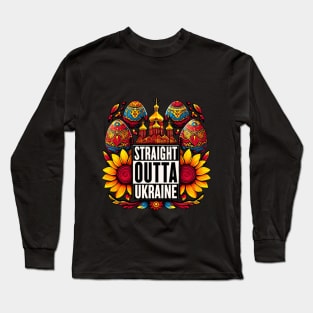 Straight Outta Ukraine Long Sleeve T-Shirt